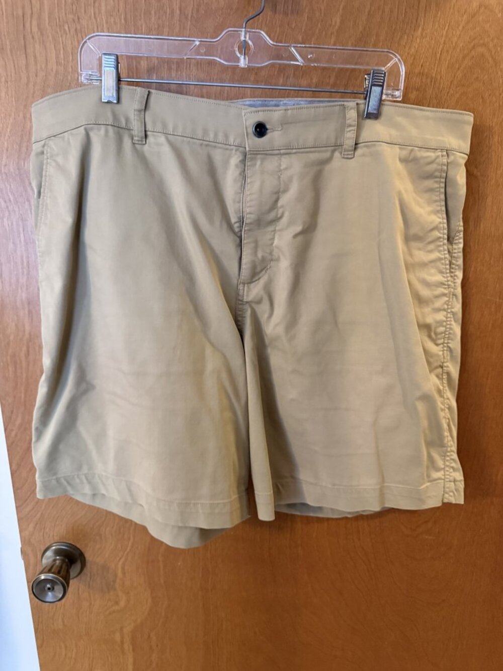 Nike Golf Dri-FIT Victory Golf Shorts Mens 42 Khaki Tan Performance 7in Stretch